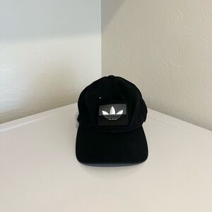 adidas black baseball hat — one size